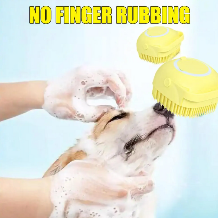 Süße Hundebadebürste