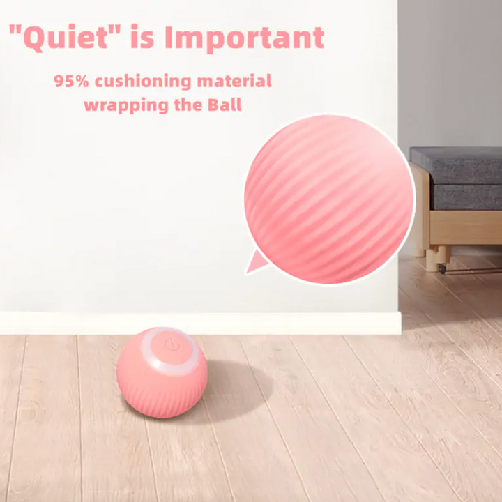 Intelligentes Katzenspielzeug in Ballform
