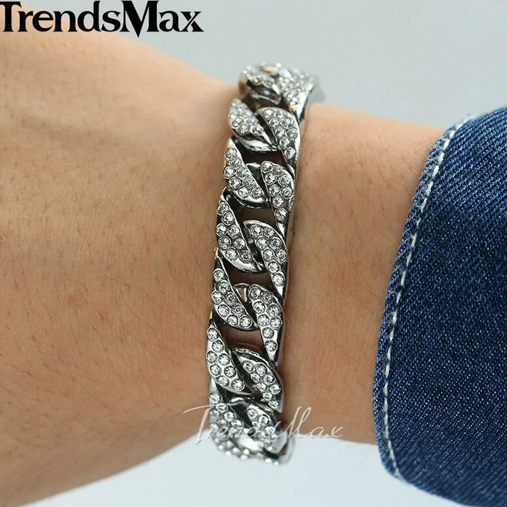 Miami Gold Curb kubanisches Armband