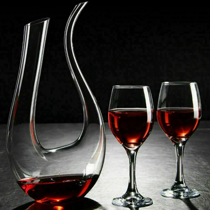 Kristall-Weindekanter in U-Form, 1500 ml