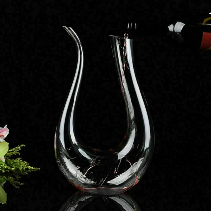Kristall-Weindekanter in U-Form, 1500 ml