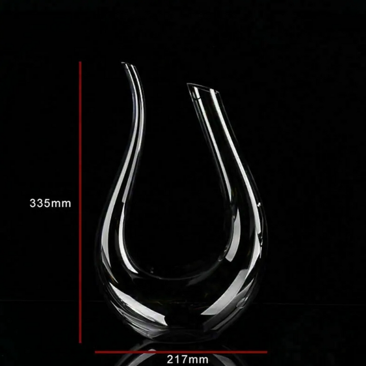 Kristall-Weindekanter in U-Form, 1500 ml