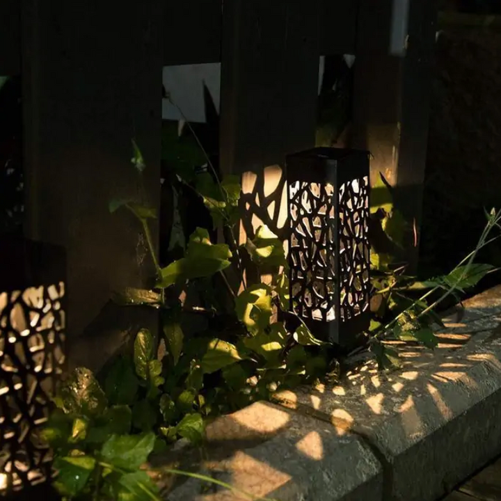 Solarbetriebene wasserdichte Vintage-Gartenleuchte