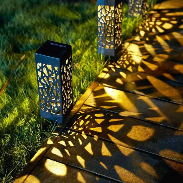 Solarbetriebene wasserdichte Vintage-Gartenleuchte